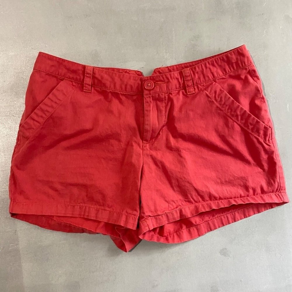 Columbia Shorts womens 8‎ pink casual chino waist 32 inseam 3.5
